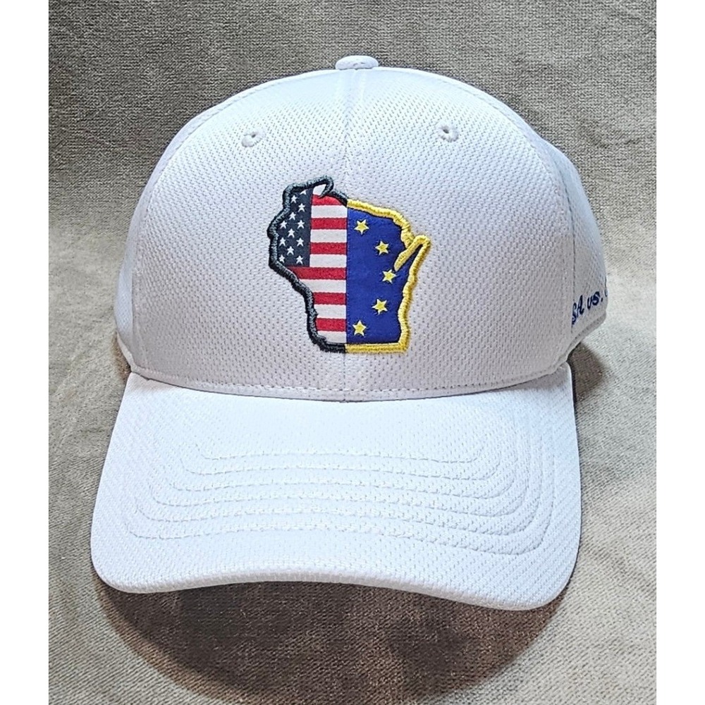 Johnnie-O Ryder Cup Whistling Straits On Location VIP Golf Hat White USA Europe